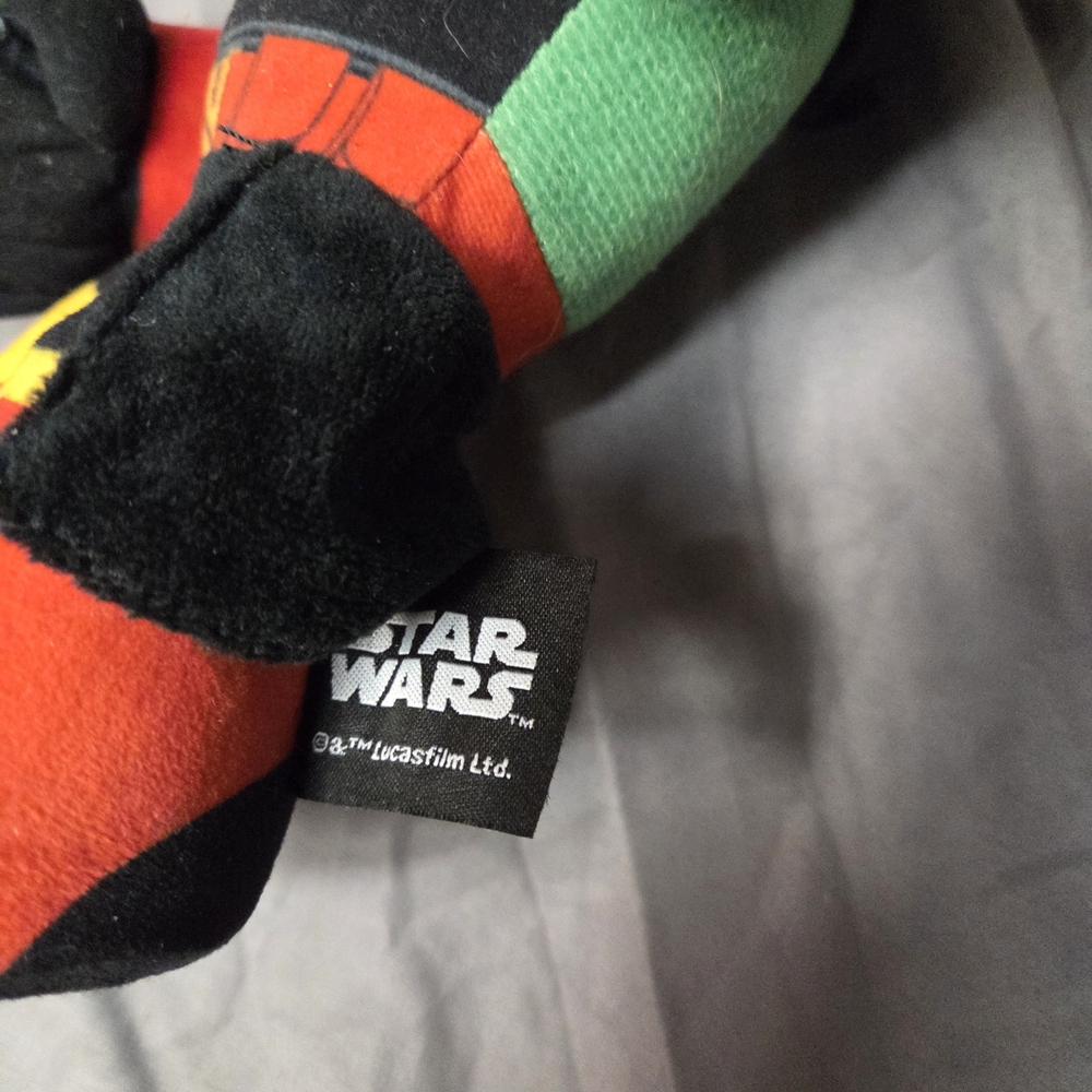 Star Wars Bounty Hunter Plush Toy‎ - Red, Green, Black Vintage - Picture 7 of 7